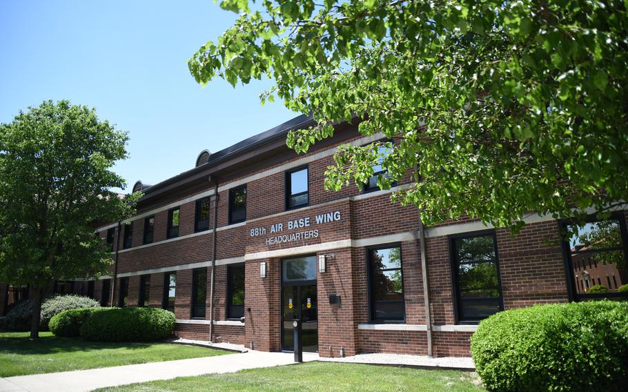 The 88th Air Base Wing headquarters at Wright-Patterson Air Force Base, Ohio, May 17, 2022. 