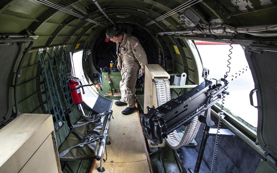 Inside the B-17 "Texas Raiders" at the Manassas (Va.) airport in 2015.