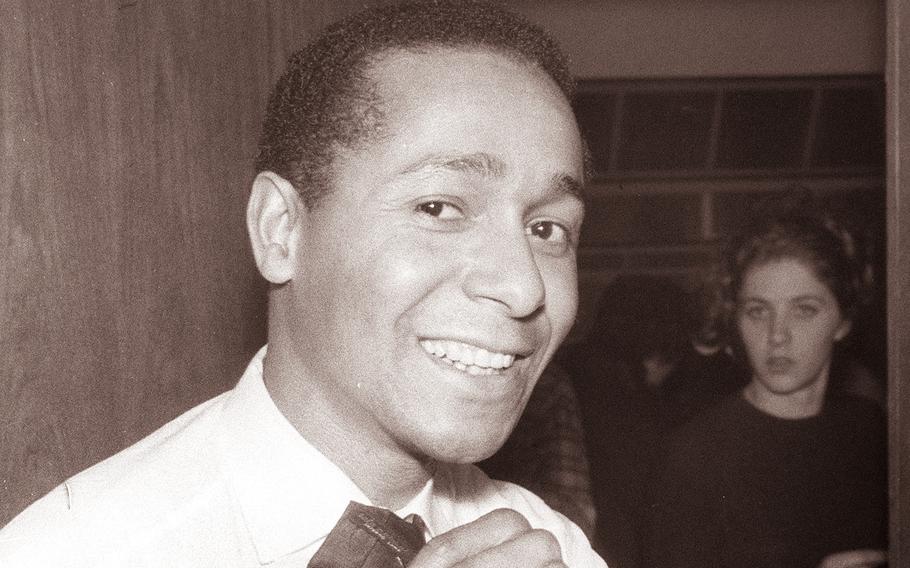 Arthur Duncan adjusts his necktie on March 1, 1962. Duncan, a tap dancer and singer who became one of the first African American regulars on a TV variety show, joining “The Betty White Show” in 1954 — to the dismay of some viewers who tried to get him fired because of his race — and later showing off his footwork on Lawrence Welk’s weekly music series, died Jan. 4 at a care center in Moreno Valley, Calif. He was 97.