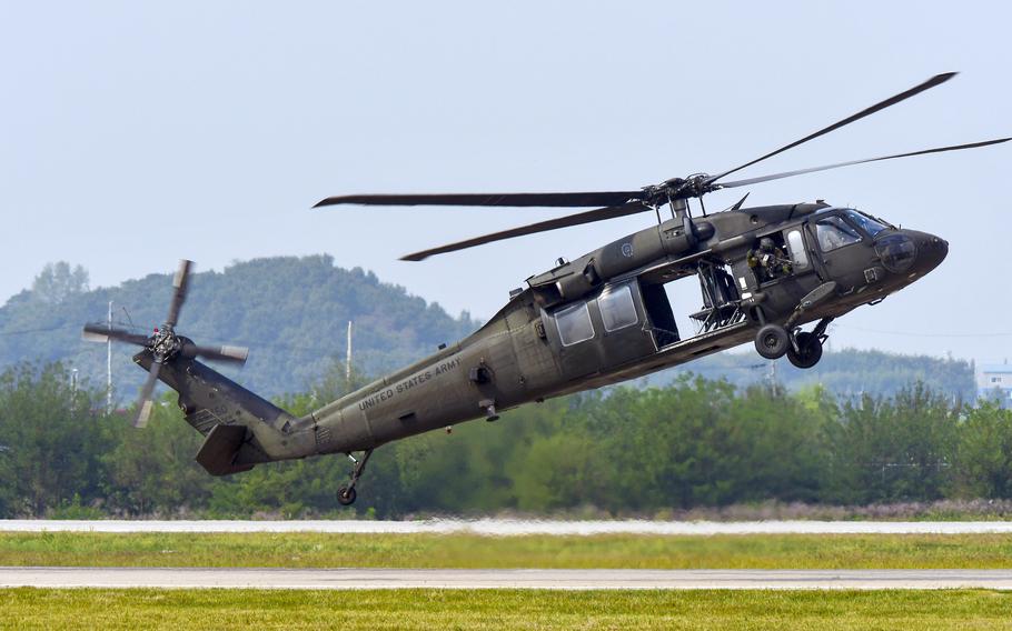 The UH-60 Black Hawk is more than 35 years old, according to its maker, Lockheed Martin. It is the Army’s mainstay medium-lift assault and utility helicopter. 