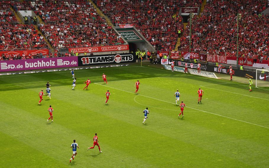 FC Kaiserslautern competes against FC Magdeburg at Fritz Walter Stadium, Sunday, Aug. 28, 2022.