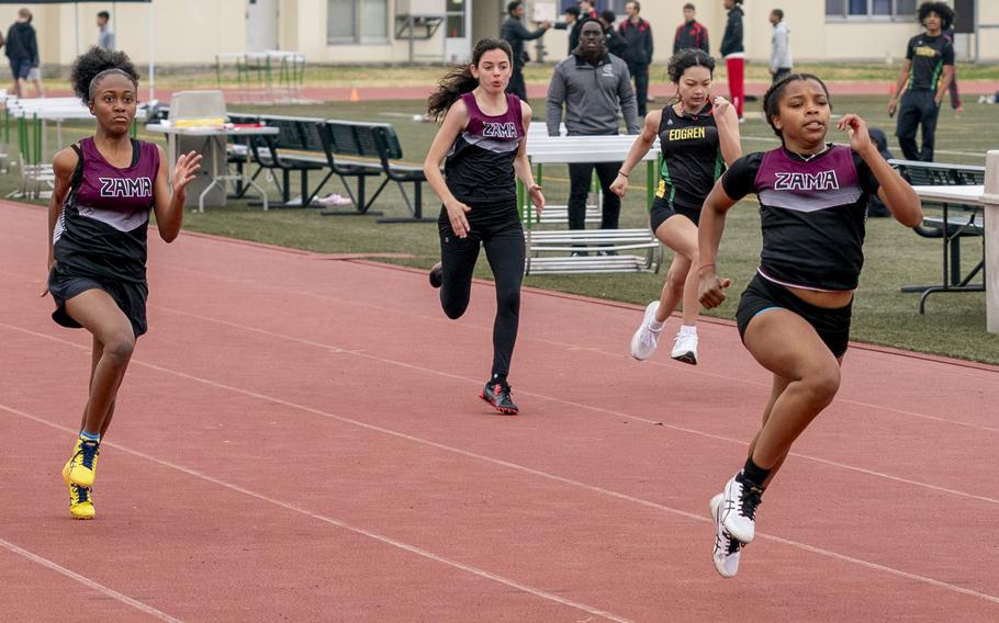 Paula Adams wins the 100.