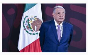 Mexican President Andres Manuel Lopez Obrador gestures during a press conference in Mexico City on April 11, 2024. Mexico requests the suspension of Ecuador from the UN in the lawsuit it filed this Thursday against that country in the International Court of Justice (ICJ) for the raid on its embassy in Quito to capture former Ecuadorian vice president Jorge Glas. (Alfredo Estrella/AFP/ Getty Images/TNS)