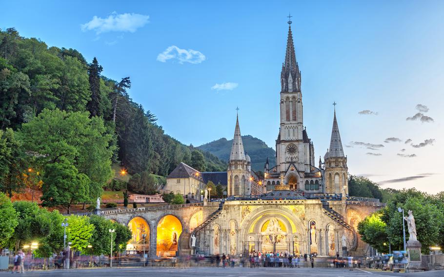 RTT Travel Ramstein plans a trip to Lourdes, France, May 12-16. Shown: The Rosary Basilica.