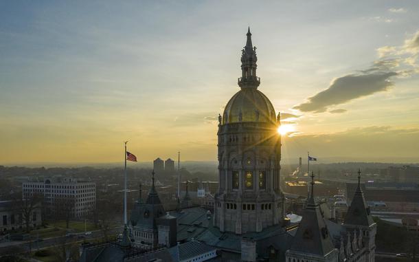 The Capitol of Connecticut in Hartford. State senators unanimously voted to outlaw child marriage Friday, June 2, 2023, making Connecticut one of the last states in the region to ban the practice.