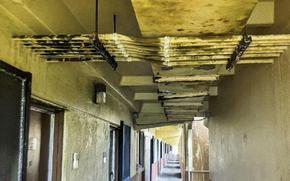 Photos of Andersen Air Force Base's Palau Hall were included in an email from Vice Adm. Scott Gray, head of Naval Installations Command, ordering a review of Navy housing on May 5, 2025.