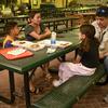 The Taylor family attends a Morale, Welfare and Recreation event at Naval Support Activity Bahrain, Nov. 16, 2023. Attendance at events on base have increased due to restrictions on troops and family members going off base, which followed the outset of the Israel-Hamas war.