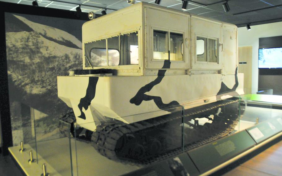 An exhibit at the 10th Mountain Division and Fort Drum Museum.