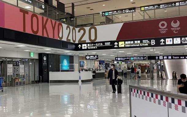 Narita International Airport outside Tokyo was mostly devoid of travelers on Saturday, May 22, 2021. 