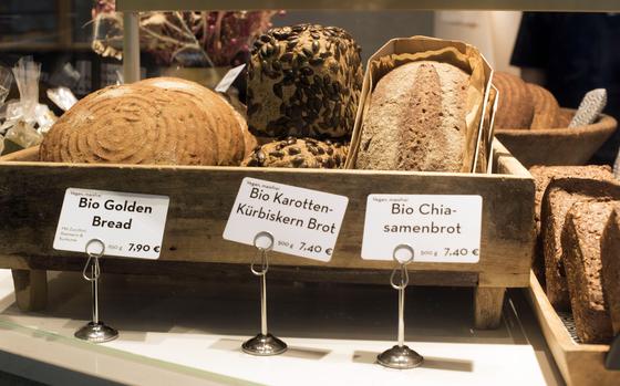 Gluten-free breads available at Isabella on Sept. 5, 2023, run the gamut from baguettes, brioches and rolls to loaves in a range of shapes and sizes.