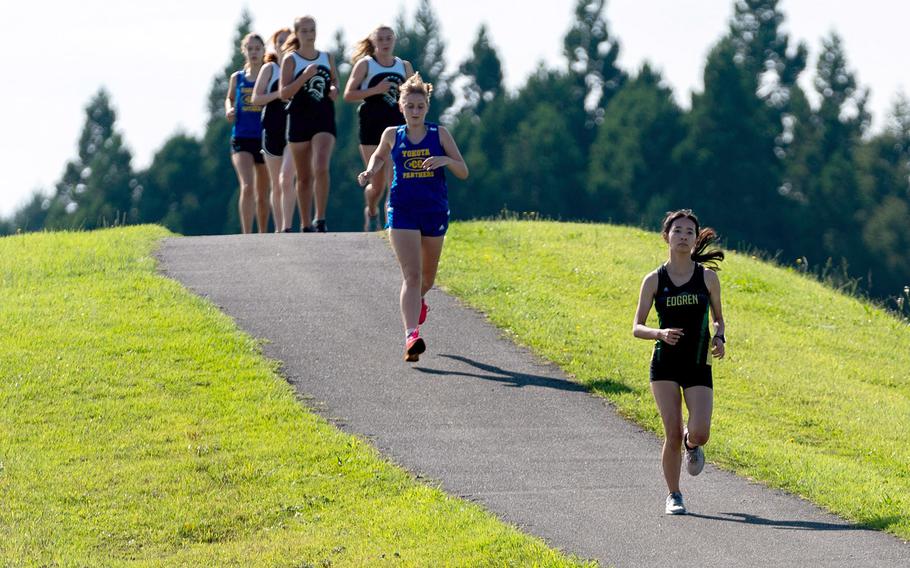 Zama's girls cross country team defeated Yokota and host Robert D. Edgren, which had incomplete teams, in Saturday's meet.