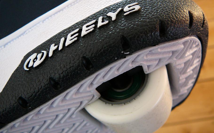 Heelys, an athletic shoe with wheels built into the sole, were introduced in the late 1990s and peaked in popularity in the early 2000s. 