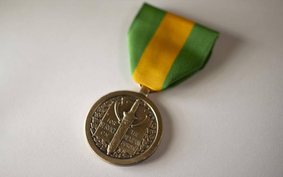The Mexican Border Defense Medal.