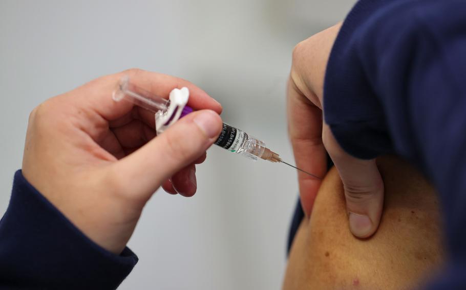 A seasonal influenza vaccine administered in Gelnhausen, Germany., on Nov. 24, 2020.