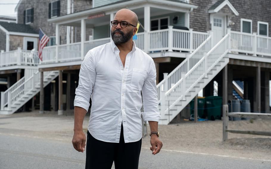 Jeffrey Wright stars in “American Fiction.” Wright received his first Oscars nomination Tuesday for his lead performance in the film as Thelonious “Monk” Ellison, a professor and writer who has been told his work is not “Black enough,” and who also has to deal with the unexpected death of his sister and a mother with Alzheimer’s disease. 