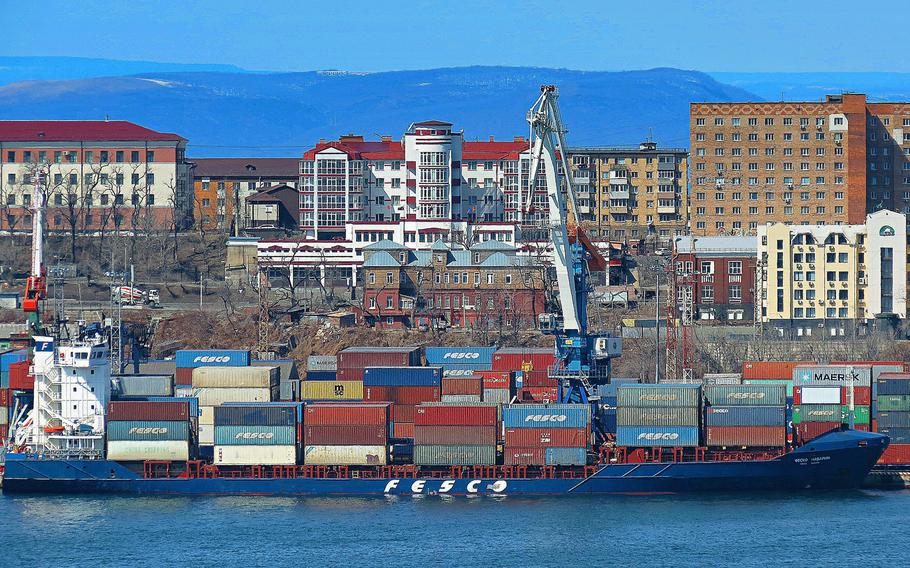 Vladivostok is the largest Russian port in the Far East with 2,300 workers, 15 berths and 45 cranes. It accommodates 2,000 vessels annually and handled more than 13 million tons of cargo last year, according to the port’s website.