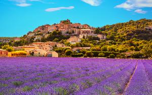 Kaiserslautern Outdoor Recreation plans a tour to Provence and the French Riviera on June 30. Pictured: Simiane la Rotonde village and lavender field in Provence, France.