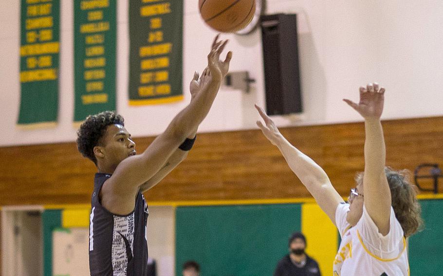 Keshawn McNeill had 28 points, including four three-point goals, for Zama in the Trojans’ 73-62 win over Robert D. Edgren on Friday.