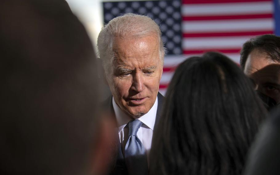 President Joe Biden will meet with the leaders of key allies in the Indo-Pacific region to reaffirm the U.S. commitment to security there, as global attention and NATO resources flow into Ukraine to counter the three-month-old Russian invasion. 