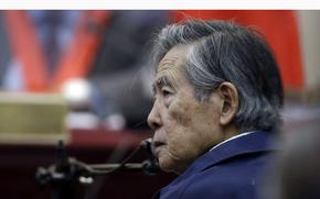 Peru's former President Alberto Fujimori listens to a question in a courtroom at a military base in Callao, Peru, on March 15, 2018. Peru´s Constitutional Court ordered on Tuesday, Nov. 28, 2023, that Fujimori be released from prison. 