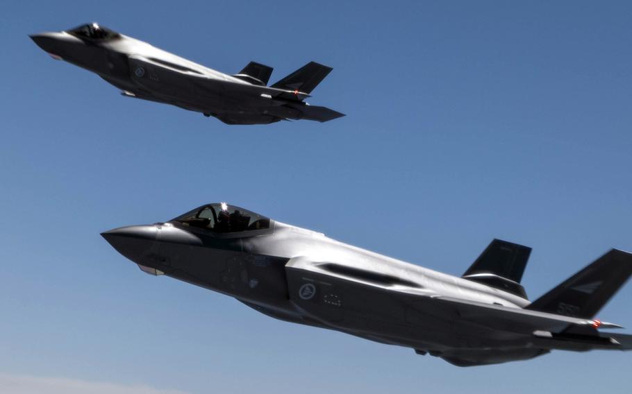 Norwegian air force F-35 Lightning IIs