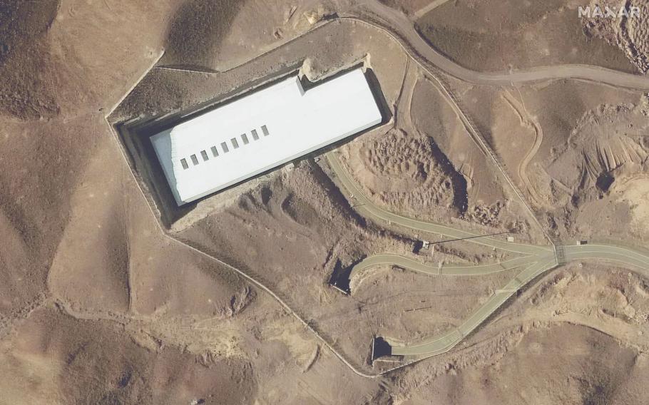 A satellite view of the facility.