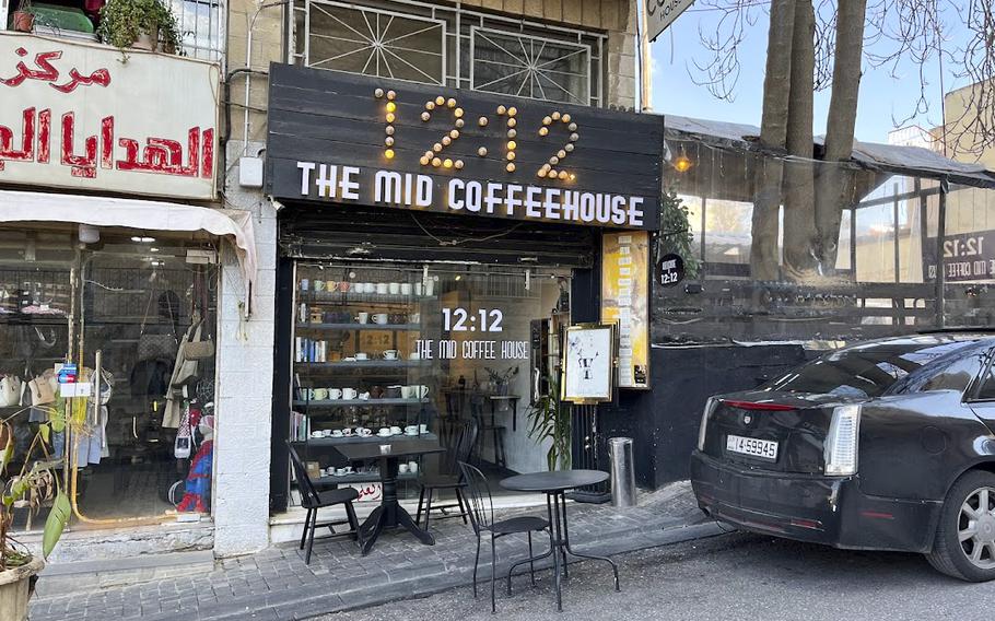Small cafes and coffee houses are among the charms to be found on Rainbow Street in Amman, Jordan. Although the area is comparatively more expensive, the atmosphere is worth it.
