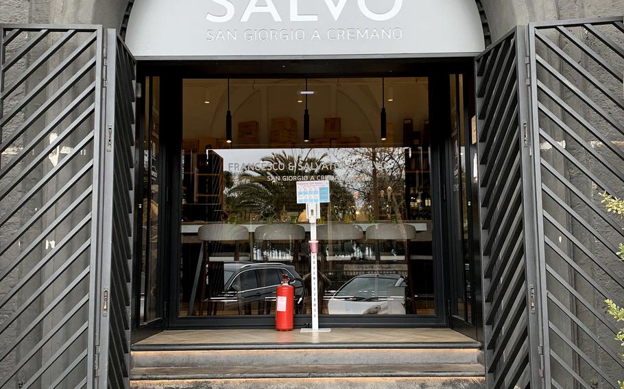 Pizzeria Salvo in Naples, Italy, has a modern decor, and its pizza manages to stand out among the many excellent offerings in the city.