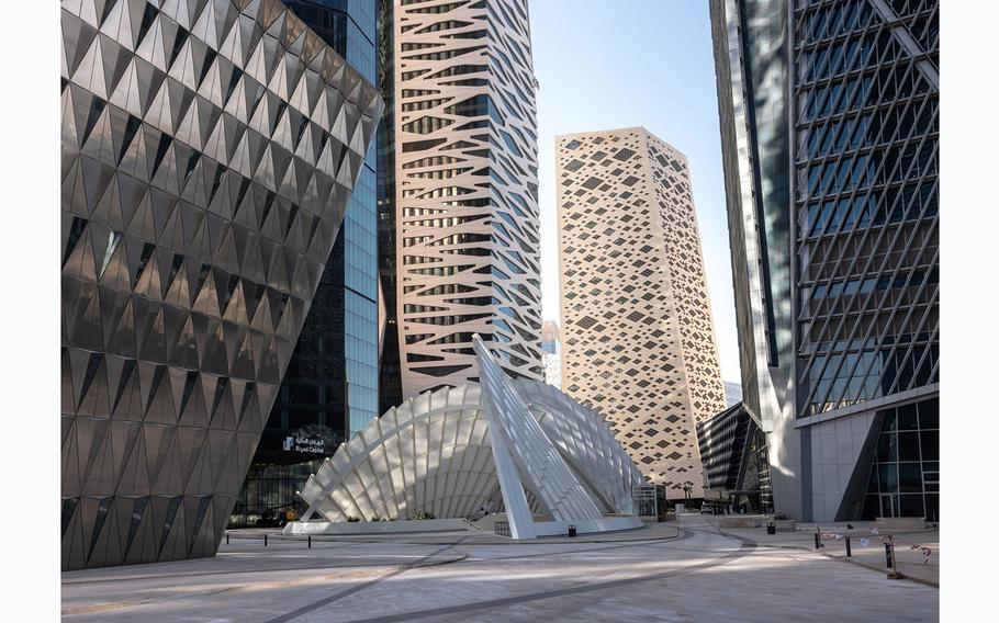 The King Abdullah Financial District in Riyadh, Saudi Arabia.