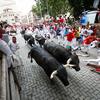 The festival of San Fermin in Pamplona, Spain, includes the world-famous running of the bulls. The parties takes place July 6-14.