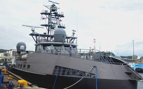 The USV Ranger, an unmanned surface vessel, completed its first trip to Yokosuka Naval Base, Japan, with the USV Mariner on Sept. 18, 2023.
