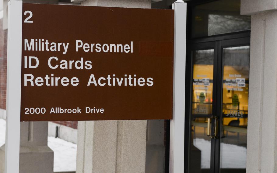 The Military Personnel Flight, which includes the ID Card section at Wright-Patterson Air Force Base, Ohio, provides a variety of services to active-duty and retired military members, reservists, civilian employees and families. 