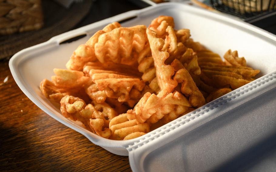 Takeout is an option at Benji’s Birdhouse, which asks dine-in customers to make reservations. The restaurant is near Ramstein Air Base in Germany.