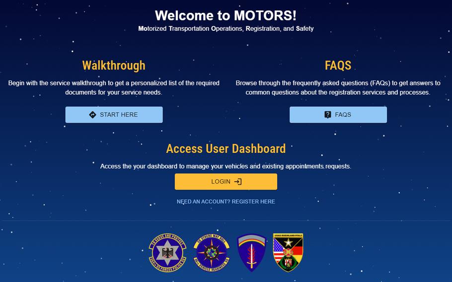 A website’s homepage.