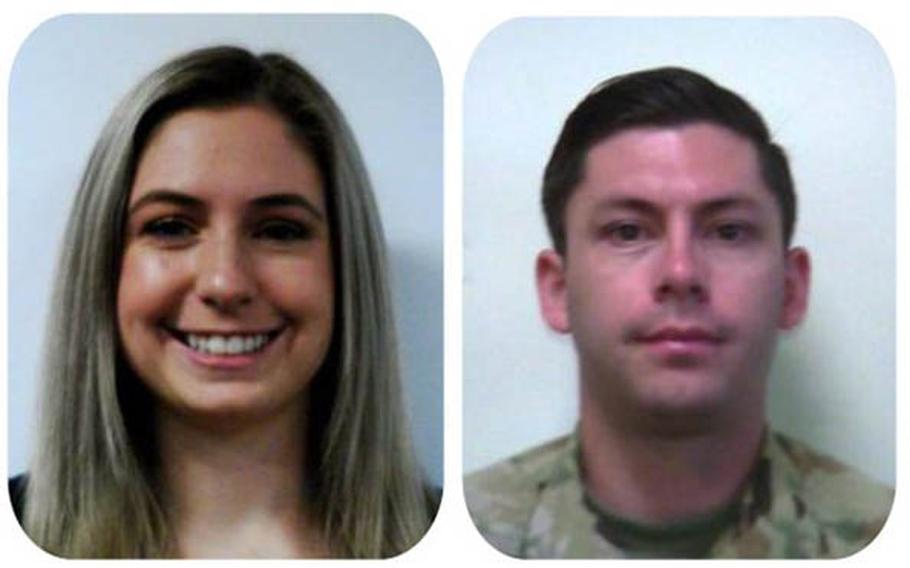New York Army National Guard Chief Warrant Officer 2 Casey Frankoski, left, and Chief Warrant Officer 2 John Grassia were killed when a UH-72 Lakota helicopter they were flying crashed near Rio Grande City, Texas, on March 8, 2024. 