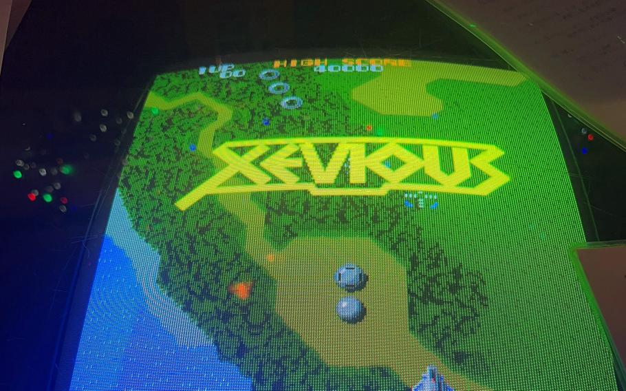 Xevious is a tabletop arcade game you can play at 8 Bit Café in central Tokyo. 
