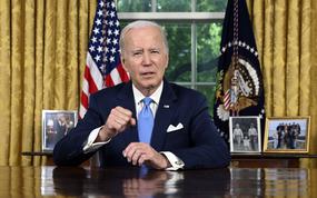 President Joe Biden addresses the nation on the budget deal that lifts the federal debt limit and averts a U.S. government default, from the Oval Office of the White House in Washington, Friday, June 2, 2023.