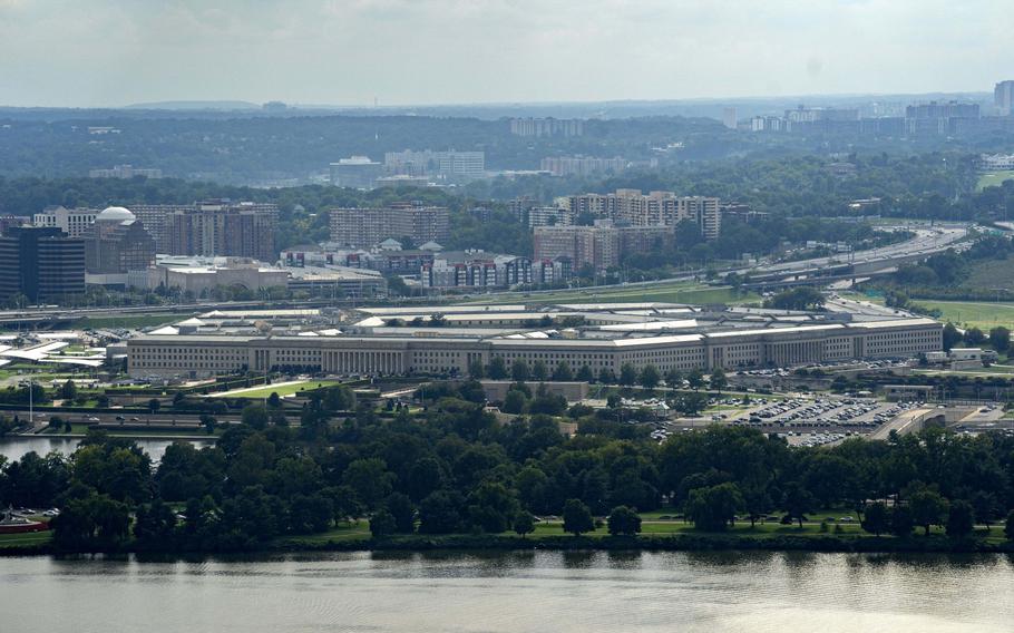 The Pentagon in Arlington, Va., as seen on Sept. 17, 2021. 