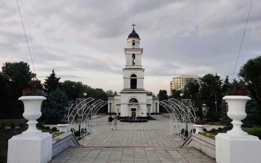The Nativity Cathedral in the center of Chișinău, Moldova.