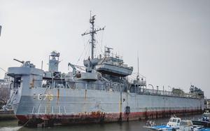 Jinpo Marine Theme Park's centerpiece is the former ROKS Wi Pong, or Wibongham, a tank-landing ship built in the United States in 1944 for use during World War II. 