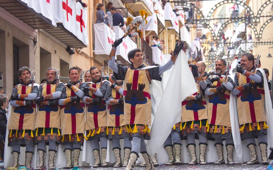 The annual Moors vs. Christians parade in Alcoy, Spain, commemorates various battles fought from the 8th to the 15th centuries. This year’s festivities takes place April 22-24.