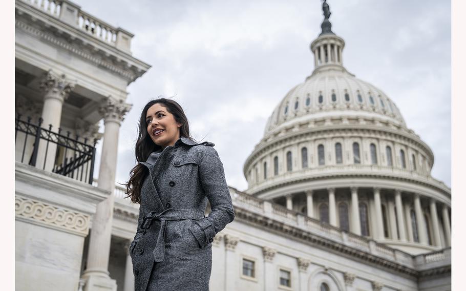 Rep. Anna Paulina Luna arrives as newly elected members of the 118th Congress. 