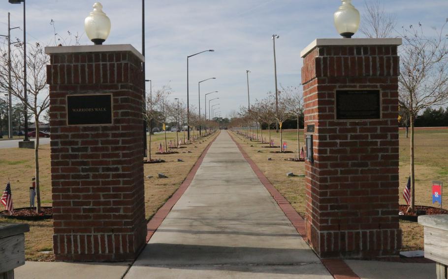 Warriors Walk on Fort Stewart memorializes the soldiers lost in Operation Iraqi Freedom and Operation Enduring Freedom.