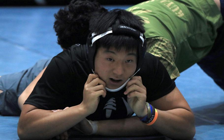 Junior Edward Kim will help fill Osan's lineup at 168, perhaps 180 pounds.