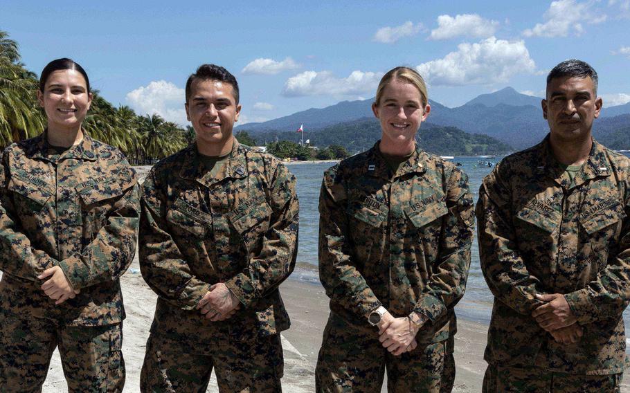 Medical training kicked in for a group of U.S. Marines and sailors who chanced upon a fatal traffic accident in the Philippines, Oct. 7, 2022. 