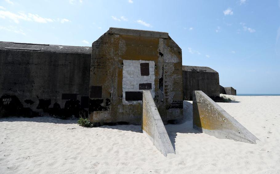 Battery 223, a World War II bunker, built in 1941, still stands on the beach at Cape May Point State Park in Lower Township, N.J., June 1, 2022.