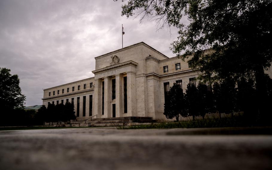 The Marriner S. Eccles Federal Reserve building in Washington, D.C., on Monday, May 3, 2021.