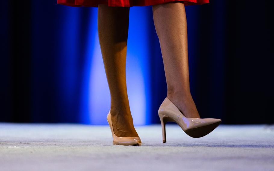 Nikki Haley has described her heels as ammunition. 