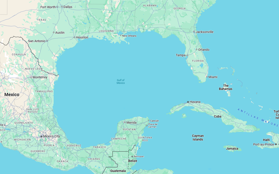 Trump says he will change the name of the Gulf of Mexico Stars and