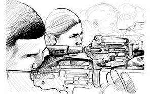 A screenshot of an image used in the Army's new field manual, which is available now after being in the works for over a year. Using drawings and reader-friendly language, the book serves as an Army primer.